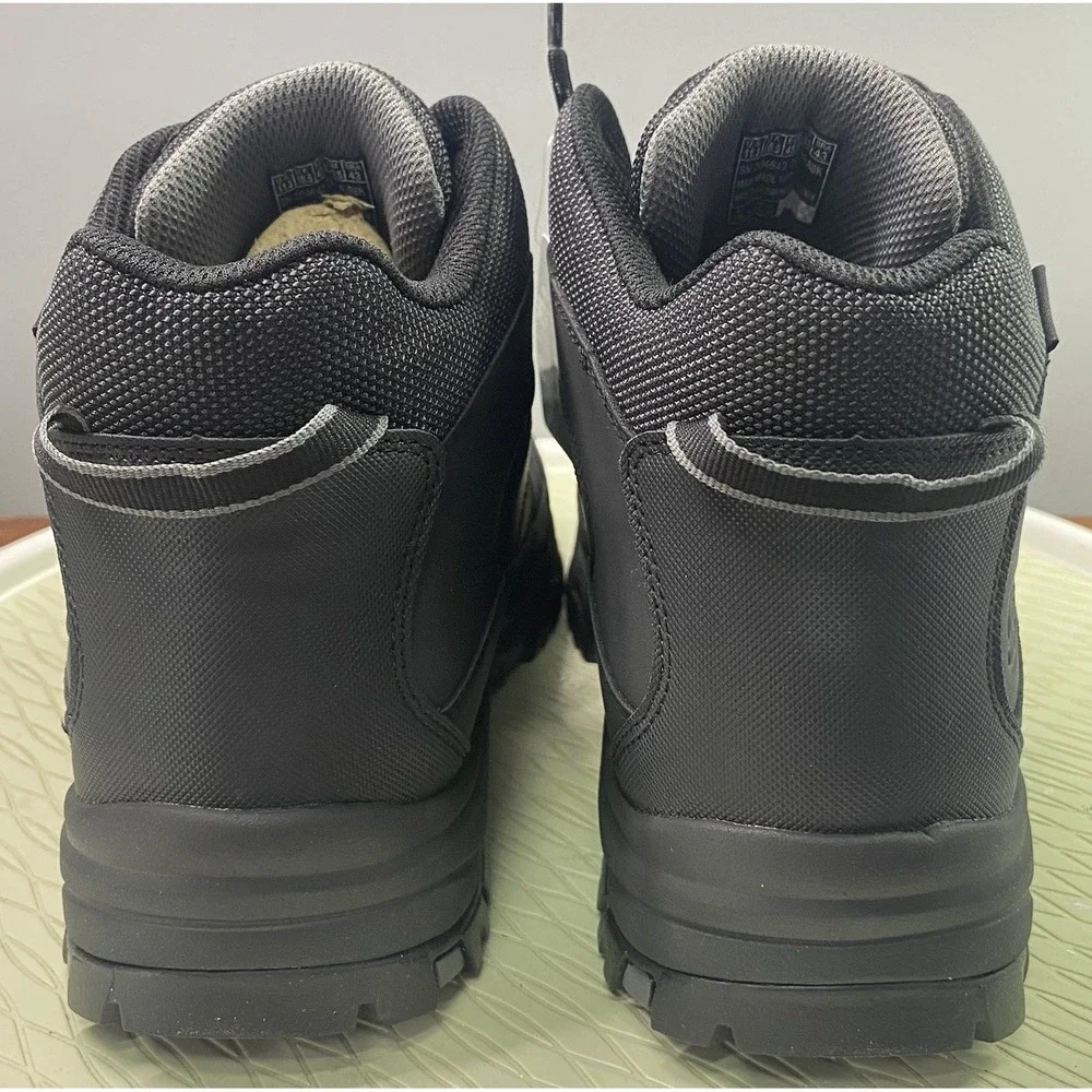 Skechers Men's Relment Daggett Black Memory foam Water Repellent Boots 11.5 NWB